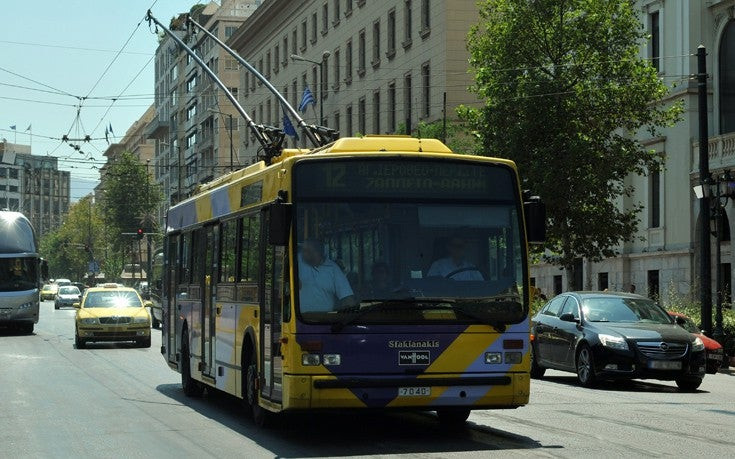 Σε στάση εργασίας τα τρόλεϊ την Τετάρτη 5 Απριλίου